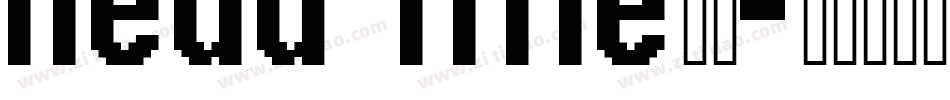 head title水利字体转换